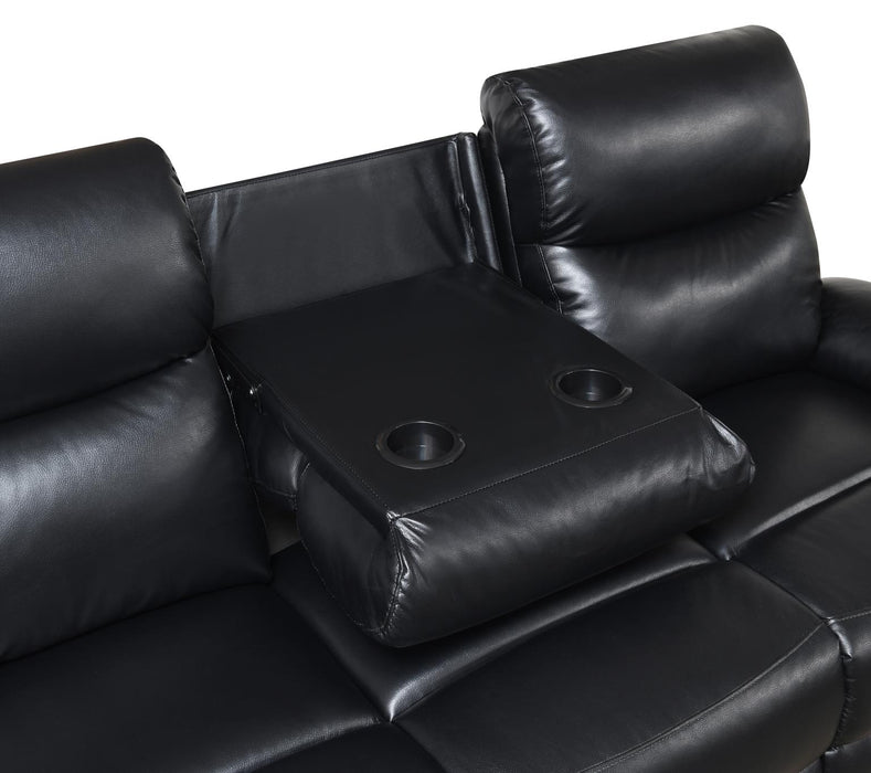 Black Motion Loveseat