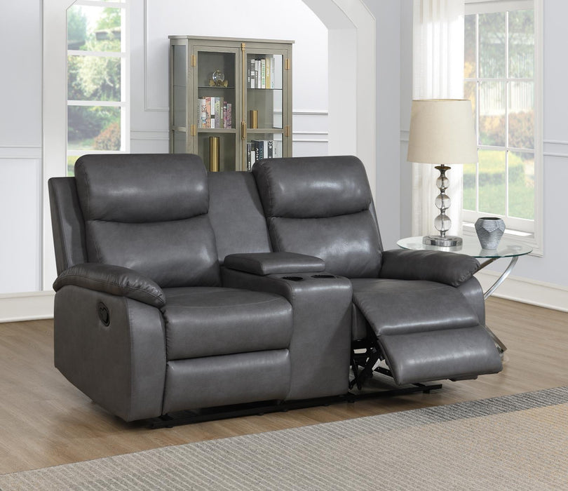 Gray Motion Loveseat