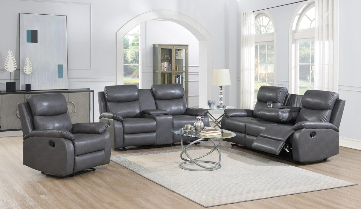 Gray Motion Loveseat