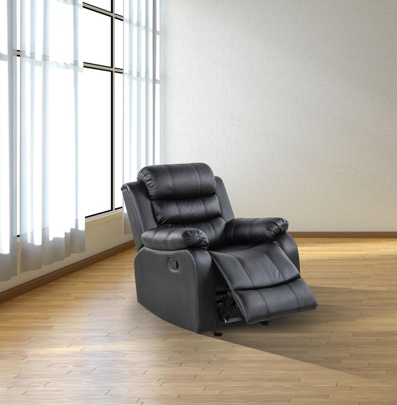 Alexia Black Recliner Living Room Collection