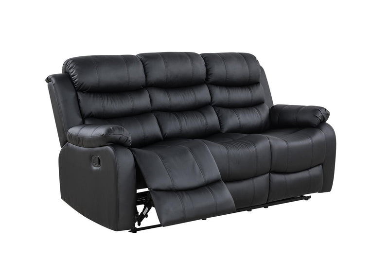 Alexia Black Sofa Living Room Collection
