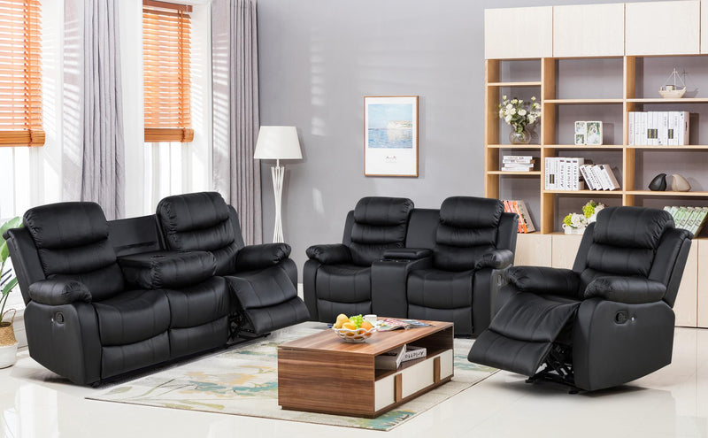 Alexia Black Motion Living Room Collection