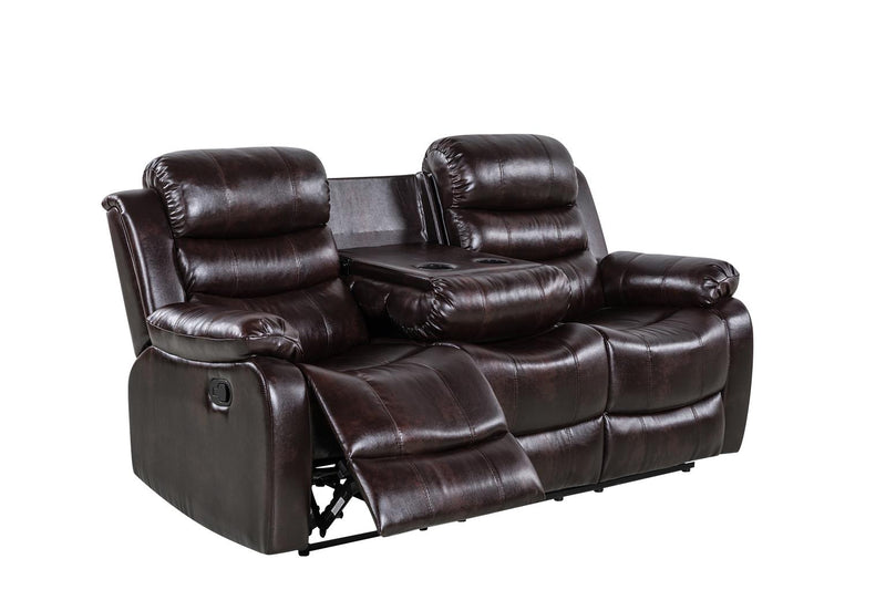Alexia Chocolate Brown Sofa Living Room Collection