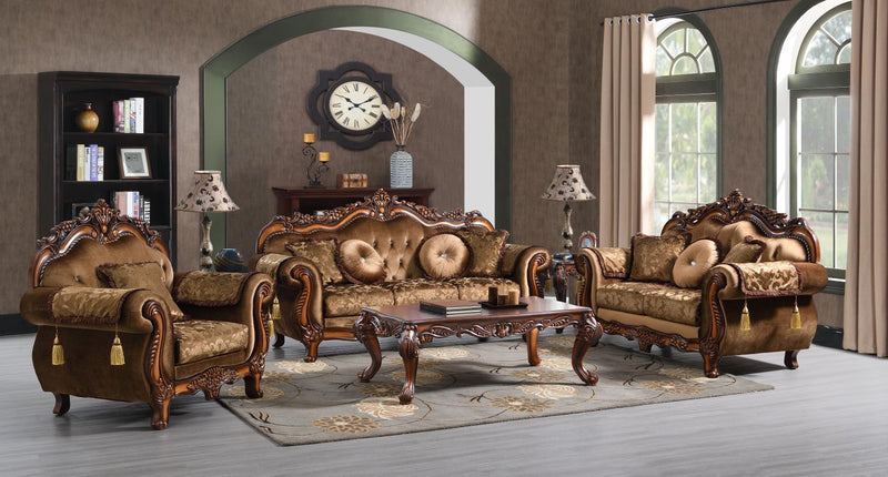 Enzo Light Brown Living Room Collection