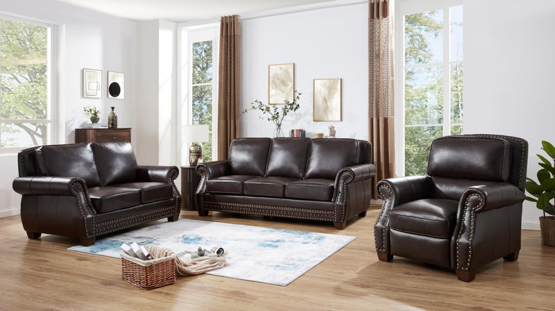 Fleur Expresso Living Room Collection
