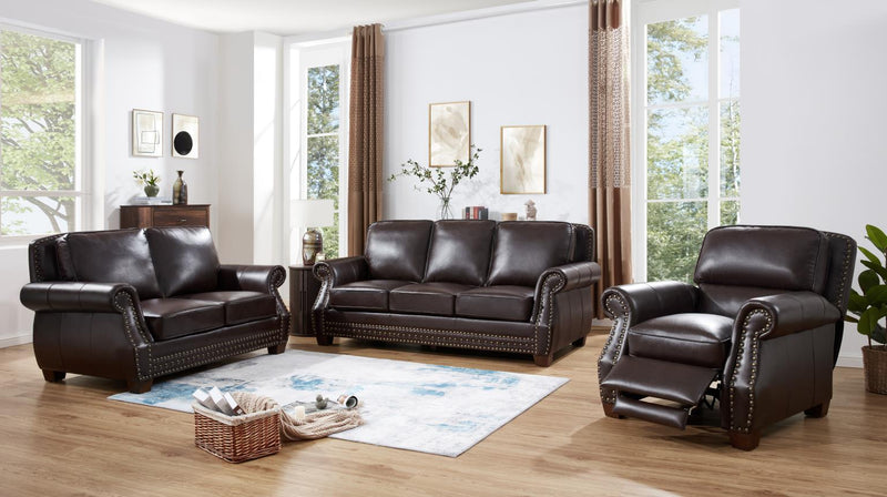 Fleur Expresso Living Room Collection