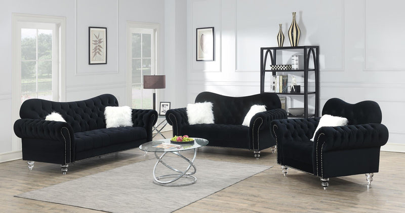 Capella Black Living Room Collection