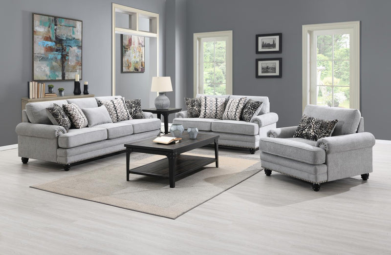 Olivea Light Gray Living Room Collection