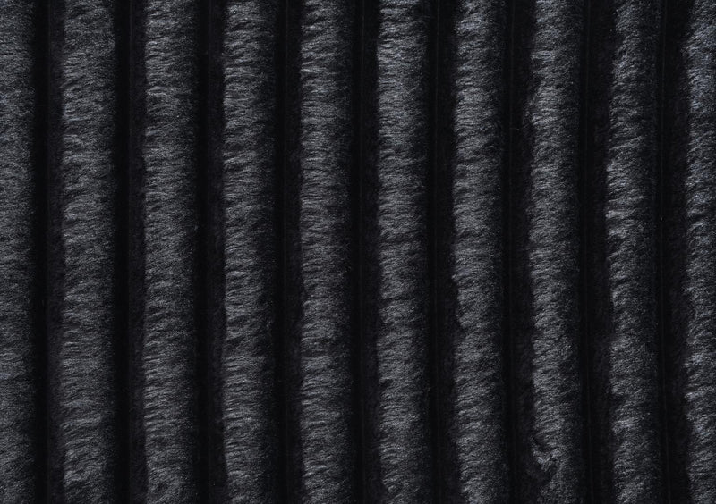 SOFÁ SECCIONAL DE 3 PIEZAS DE PANA NEGRA