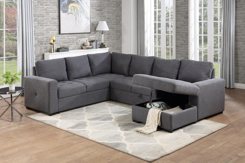 Susanna Gray Sectional Living Room Collection