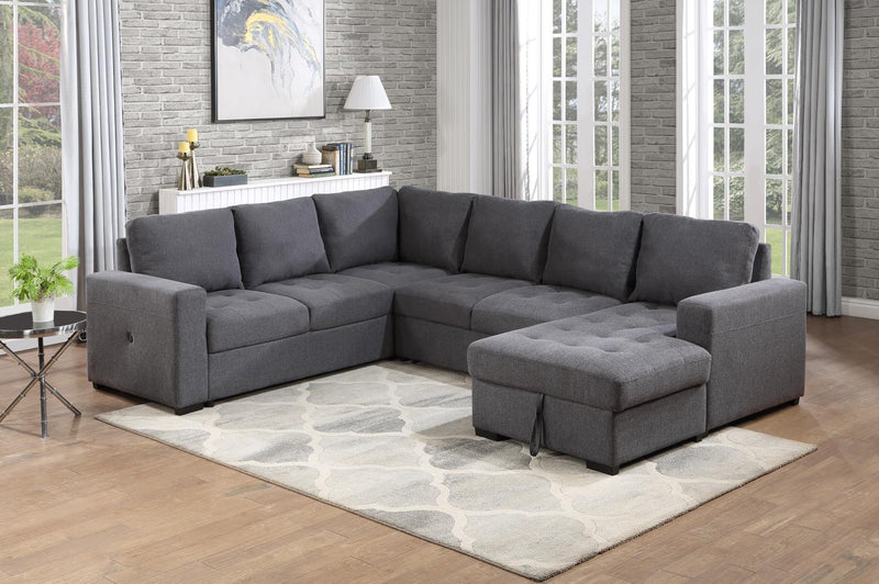 Susanna Gray Sectional Living Room Collection
