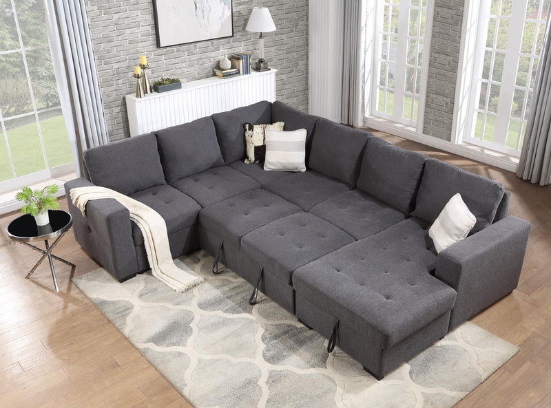 Susanna Gray Sectional Living Room Collection