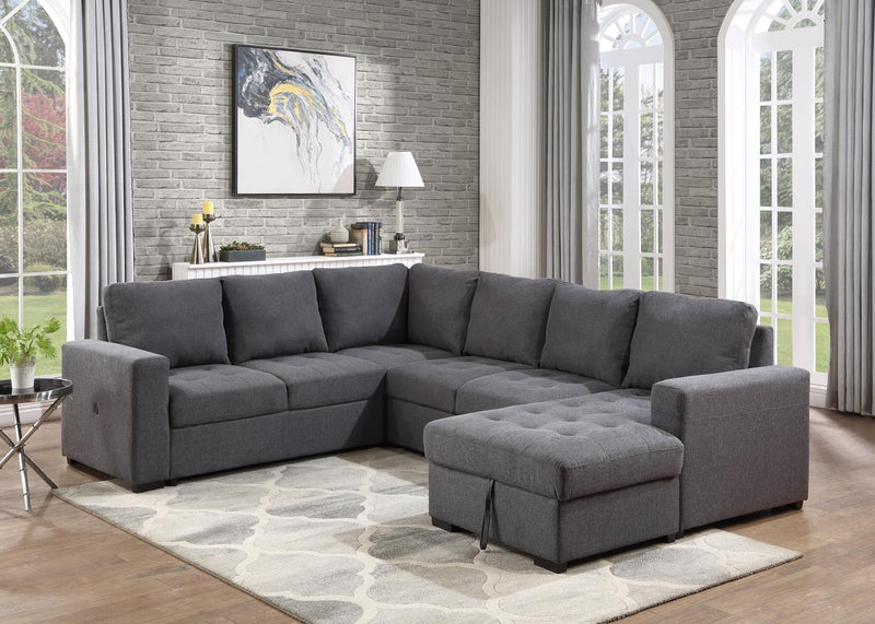 Susanna Gray Sectional Living Room Collection