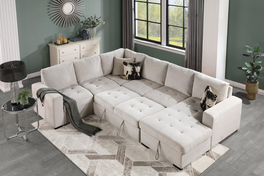 Linen 3 Pc Sectional