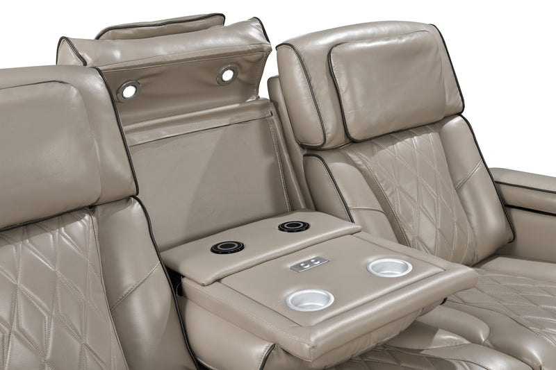 Beat Home Theater Power Reclining Sofa Loveseat Recliner Living Room Collection