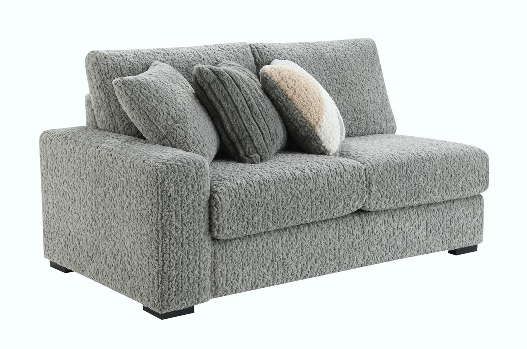6PC SETIONAL WITH RIGHT CHAISE AS SHOWN IN MAIN PHOTO (1 LAF + 1 W + 2 AC + 1 CN + 1 RAC)