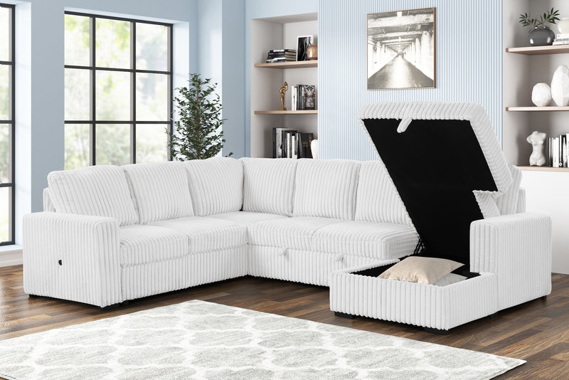 Seccional de 3 piezas de estilo contemporáneo