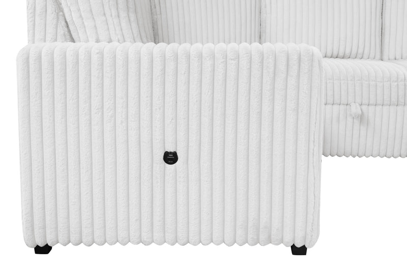 Seccional de 3 piezas de estilo contemporáneo