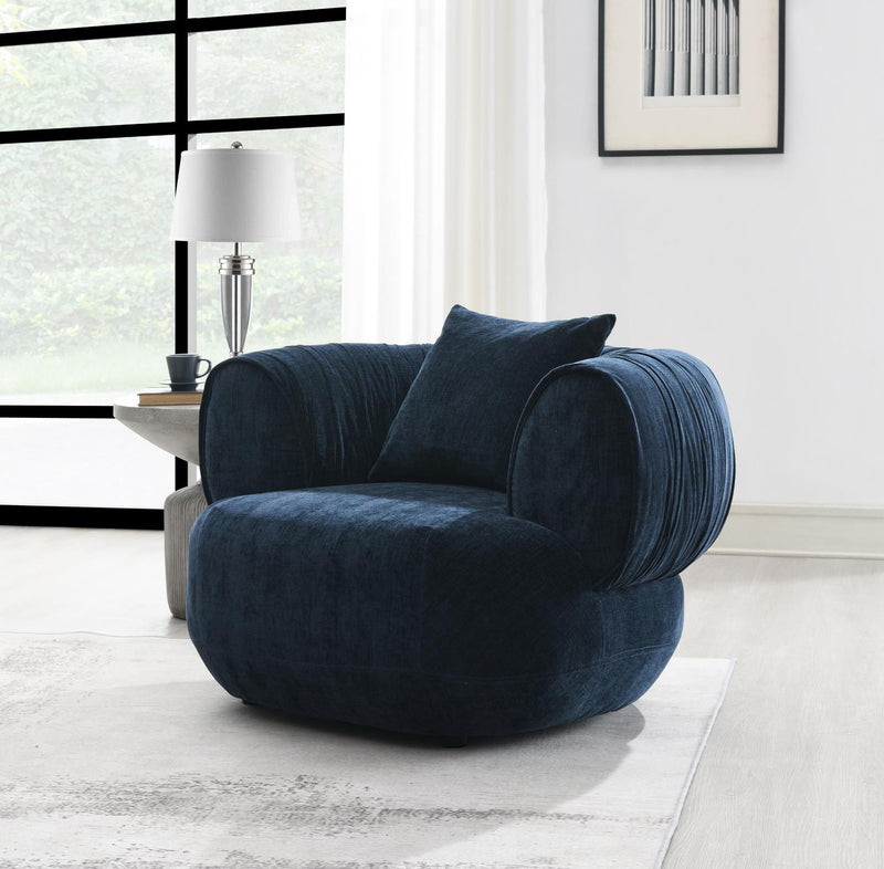 Colección de sala de estar seccional Azura gris claro