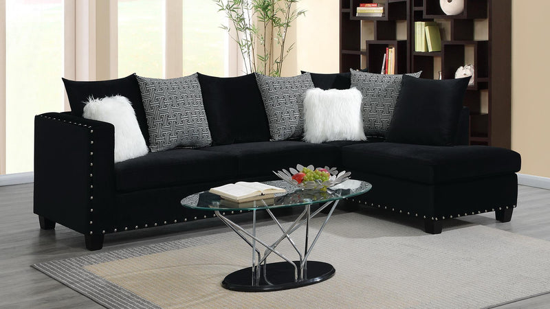 Colección Dream Black de sofá modular para sala de estar