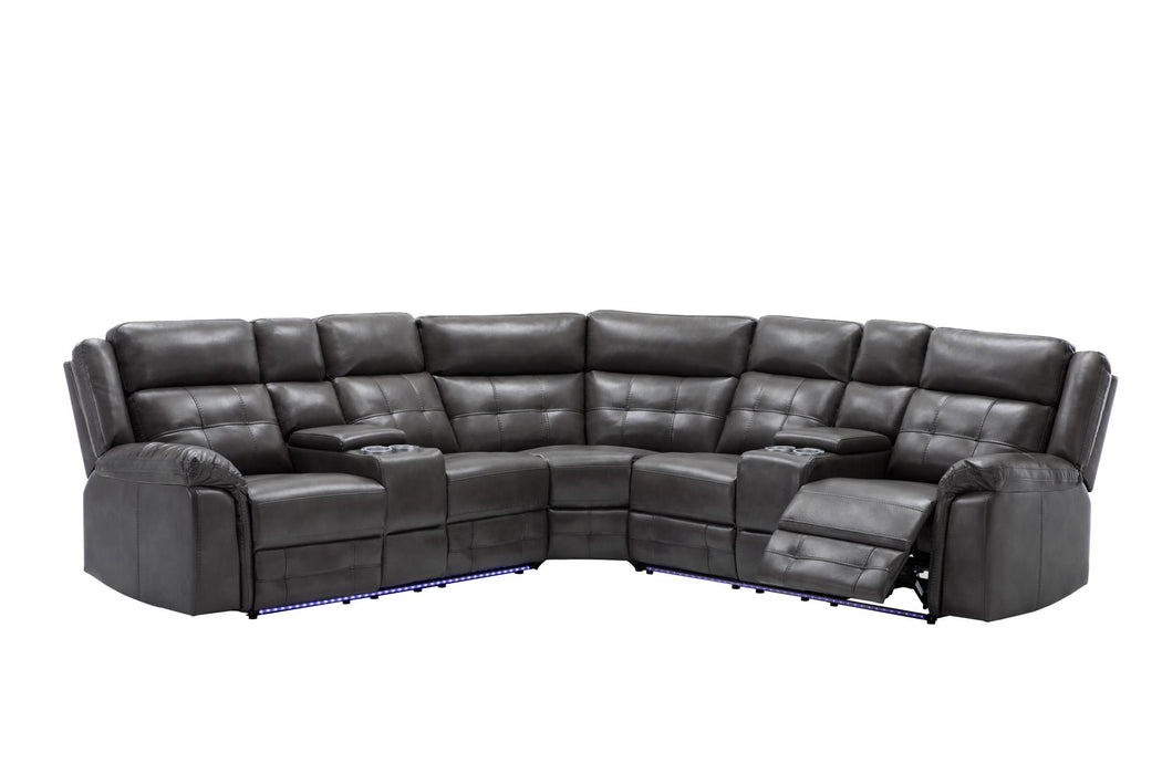 Philip Gray 3 Pc Power Reclining Sectional