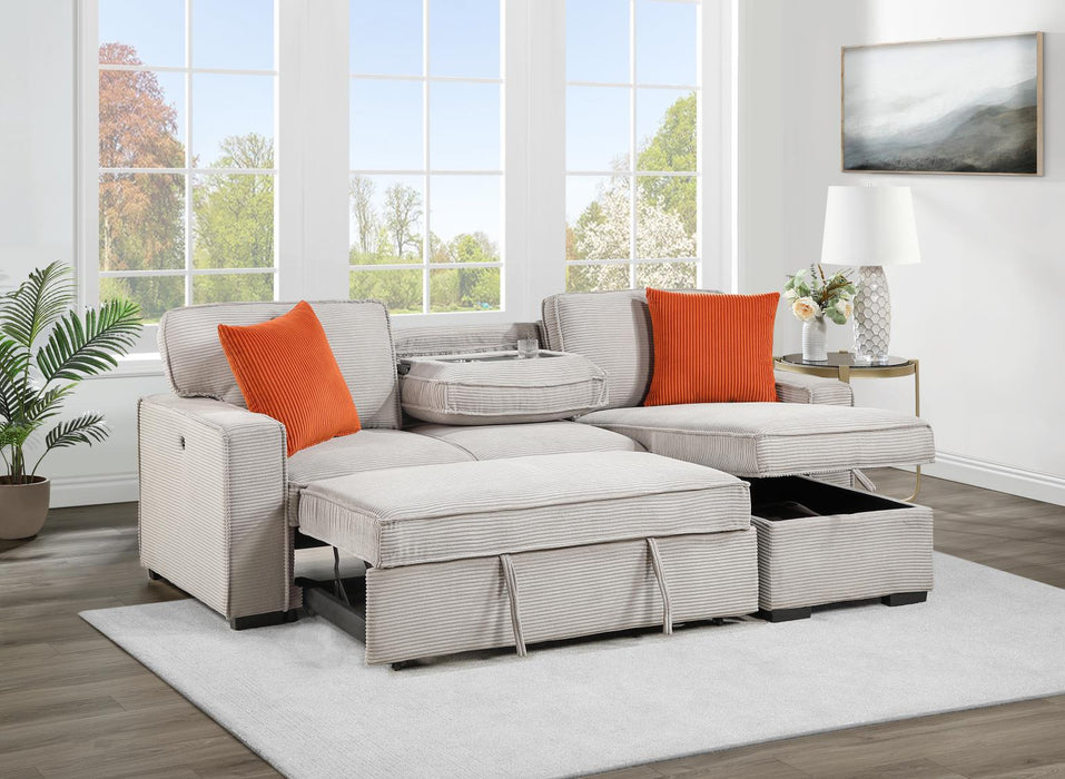 Luna Beige Living Room Collection