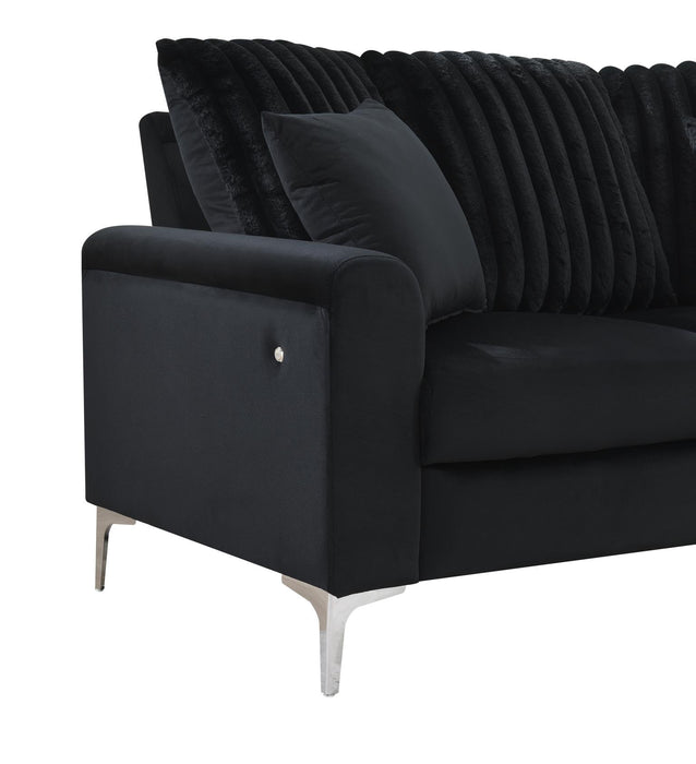 BLACK LED 2 PC SECTIONAL