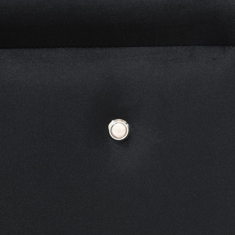SECCIONAL LED NEGRO DE 2 PIEZAS
