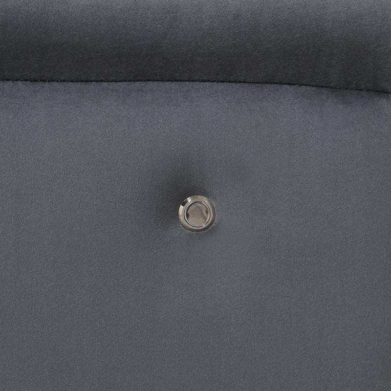 SECCIONAL GRIS DE 2 PIEZAS CON LUZ LED