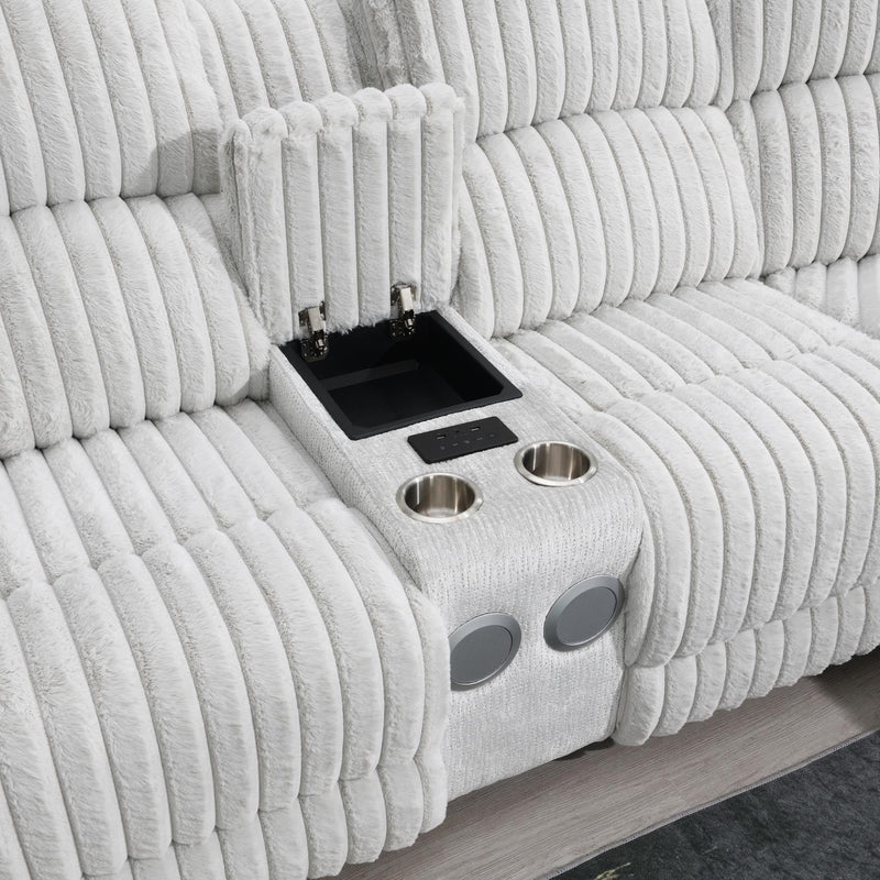 Seccional reclinable Great Gray Power