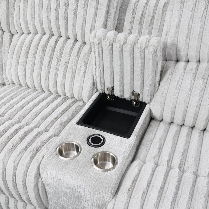 Seccional reclinable Great Gray Power