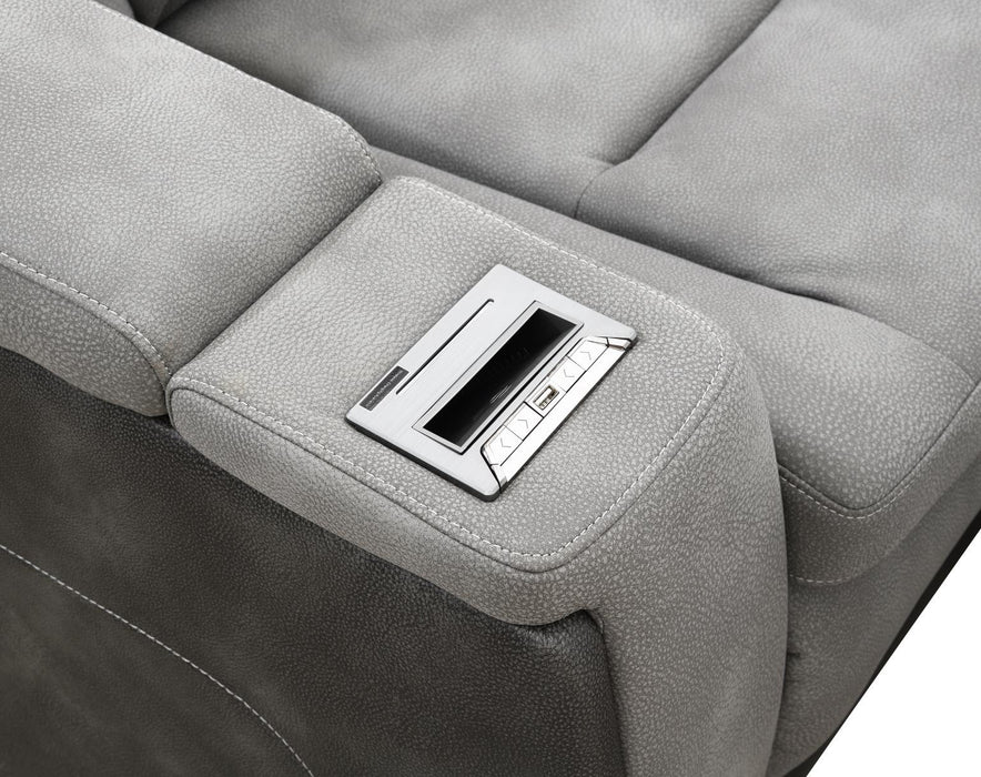 Slate Power Reclining W/Pwr Headrest, Storage Arms/Usb And Wireless Charger Loveseat