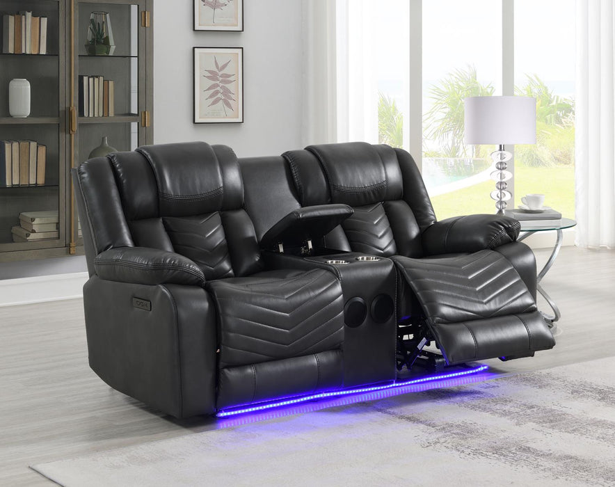 Power Reclining Sofa-Power Reclining Loveseat