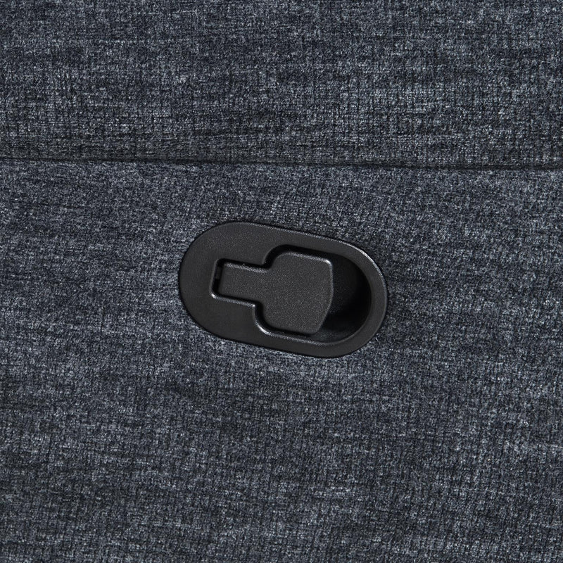 Seccional Faustina Navy Gray Motion de 3 piezas