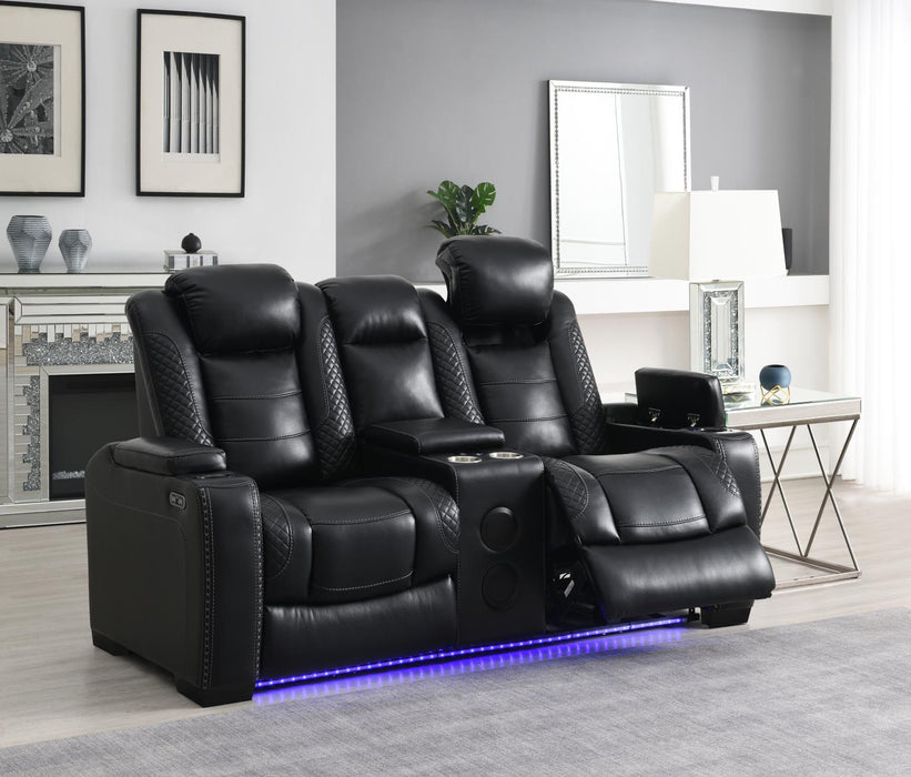 Power Reclining Sofa-Power Reclining Loveseat