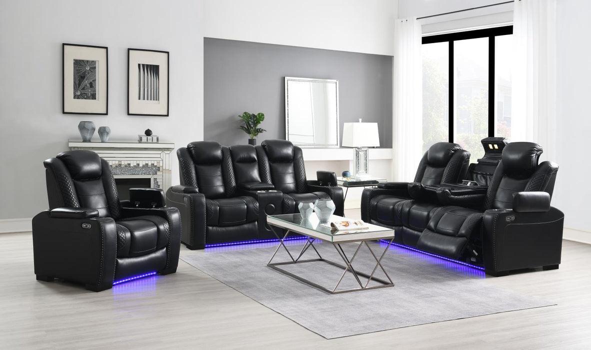 Power Reclining Sofa-Power Reclining Loveseat