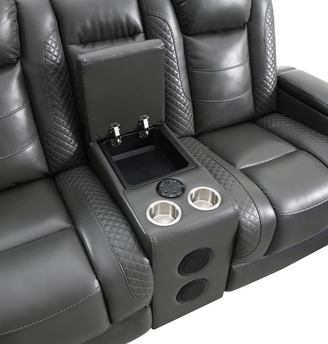 Power Reclining Sofa-Power Reclining Loveseat