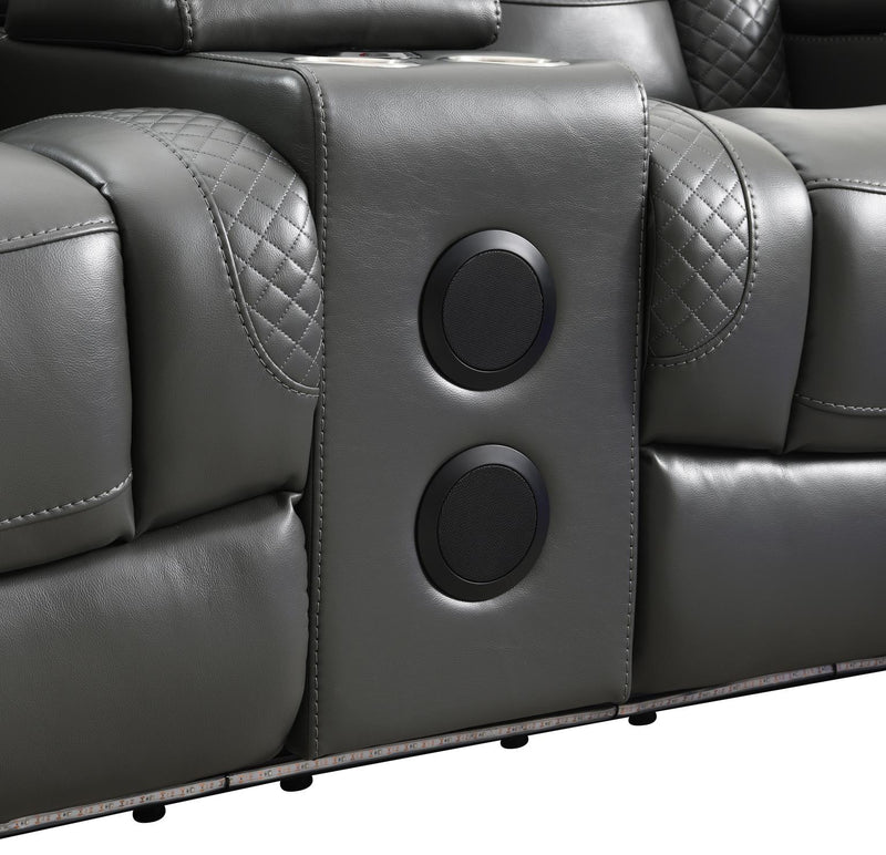 Hunnley Gray Motion Living Room Collection