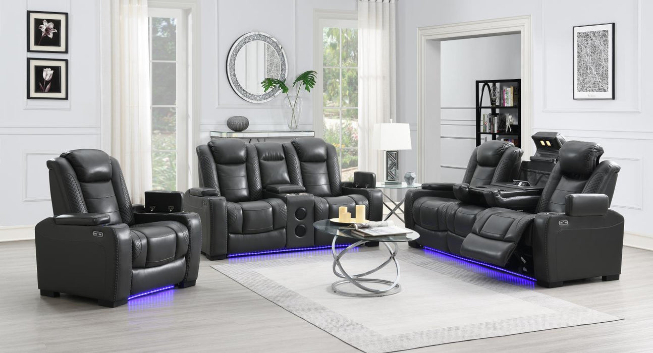 Power Reclining Sofa-Power Reclining Loveseat