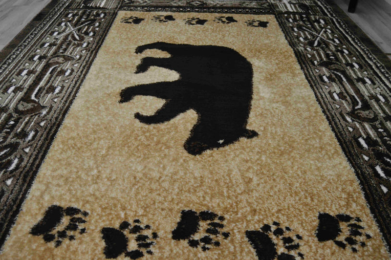 MOON Rug DESIGN WILDERNESS Brown 8x11 (7'8x10'8")"