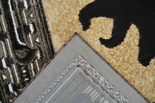 MOON Rug DESIGN WILDERNESS Brown 2x8 Runner (2'2x7'3")"